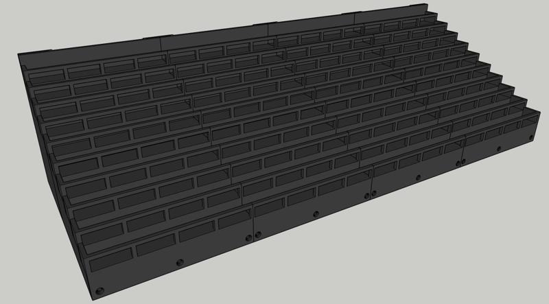 Giant Paint Bottle Holder for 320 Bottles