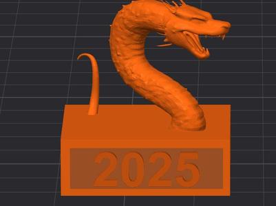 Customizable Year of the Snake Statue / figurine
