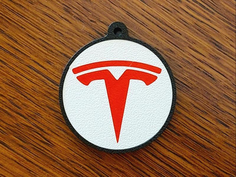 Tesla Keychain