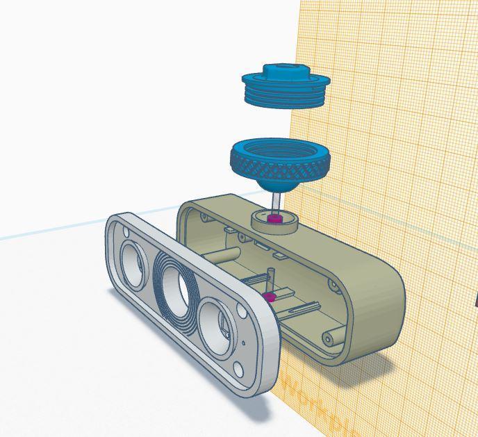 rapoo C260 case mods and mount