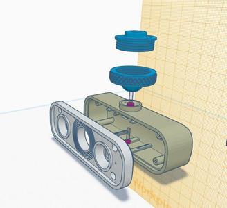 rapoo C260 case mods and mount