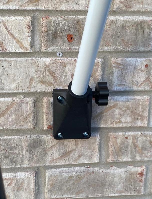 Flag Pole (1") Heavy Duty Holder / Mount With Retention Screw