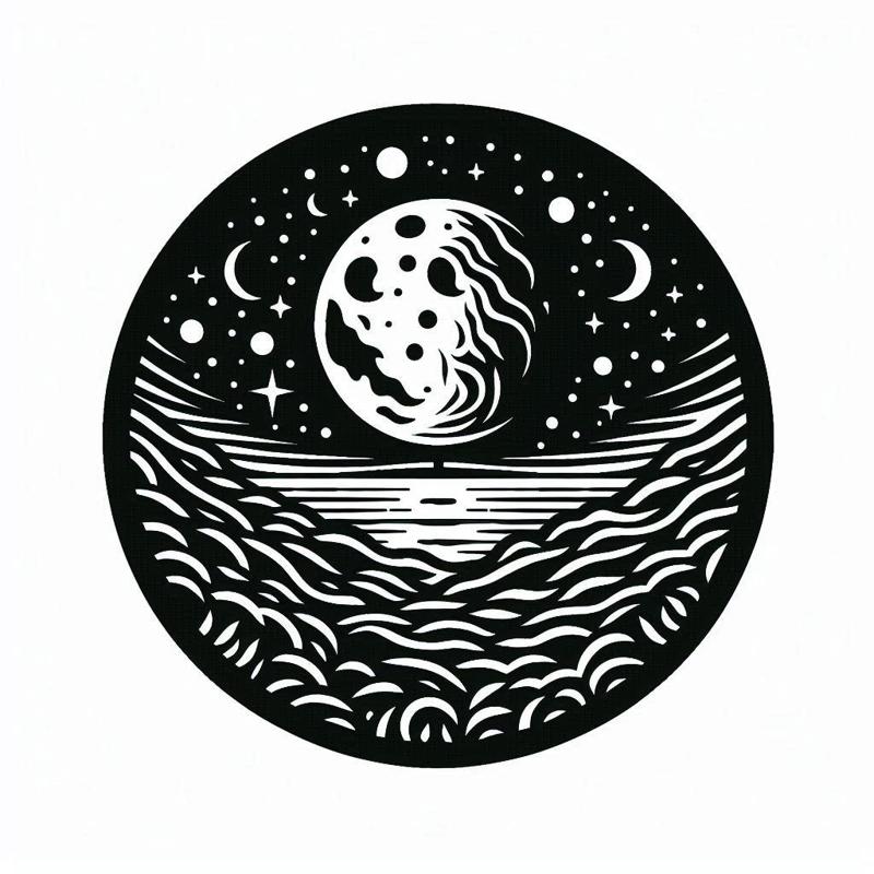 Coasters: Dreamy land 2 (two colours, three colours)