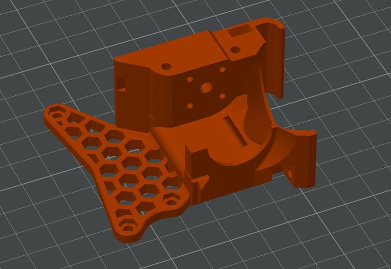 MK3S - ZOrbiter v2.0 + Delta-P fan duct holder for dragon hotend