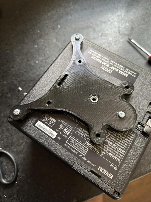 EF11 EF12 Projector Mount with Camera 1/4" Tripod