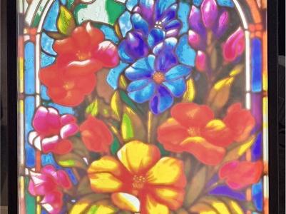 Stained Glass Flowers 4