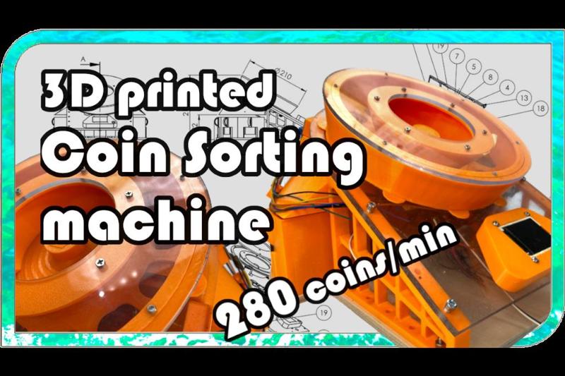 3D printed Coin Sorter