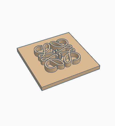 Loewe leather stamp