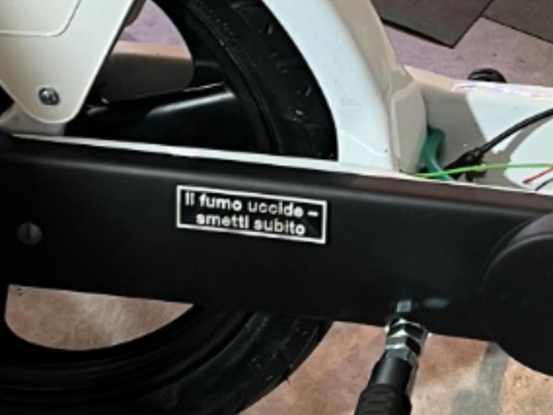 Scritte bandina piaggio ciao