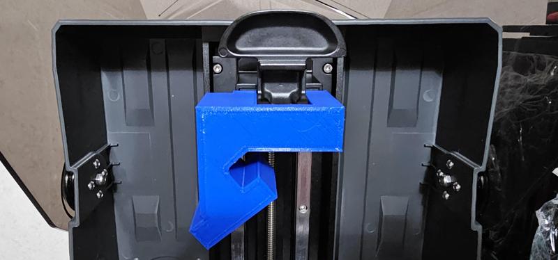 Elegoo Saturn 4 Ultra build plate drip adapter