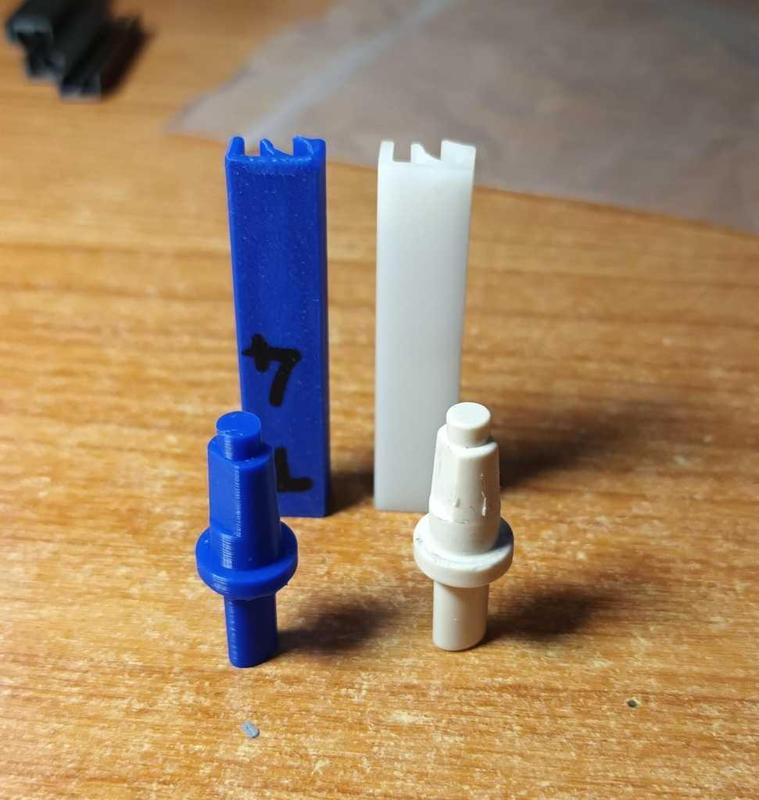 Fisher & Paykel CosyCot side rails slider and pin