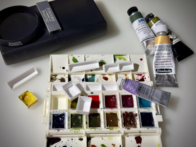 TJ's Watercolor Pans for the Portable Painter Classic palette