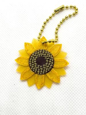 Sunflower keychain