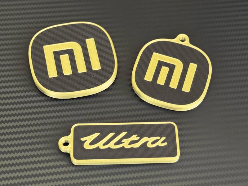 Xiaomi SU7 Ultra Logo Keychain Combo