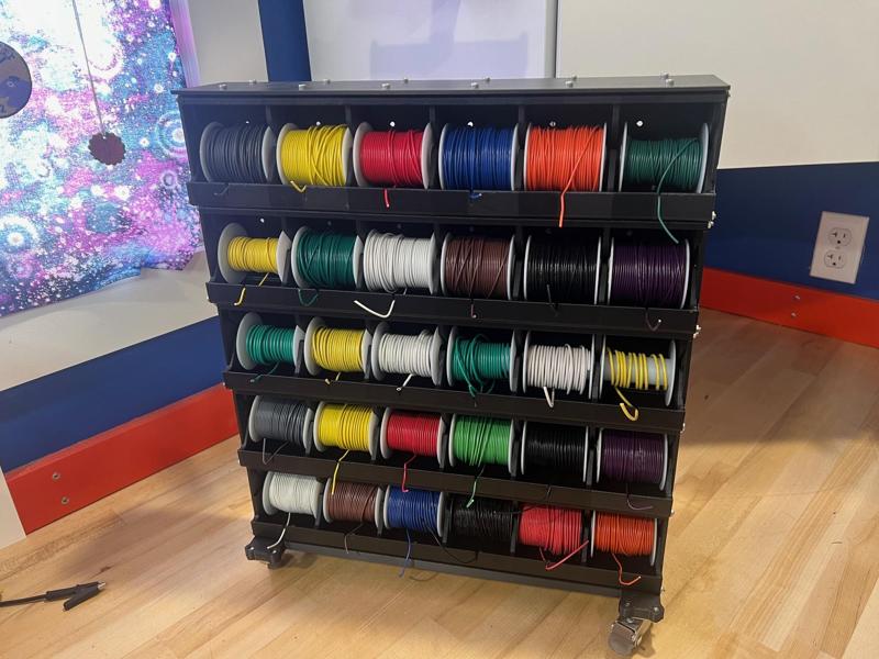 remixed wire spool holder for larger spools