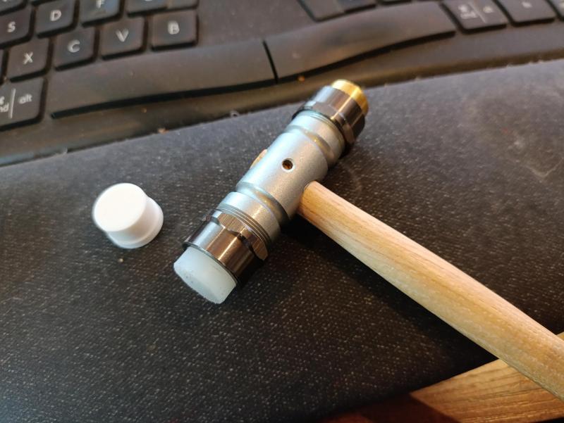 Replacement plastic hammer head