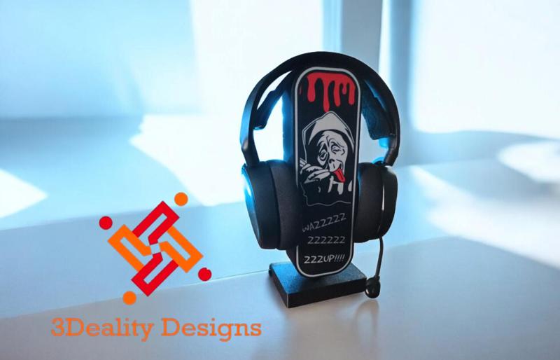 Scary movie ghostface headset lightbox faceplate 