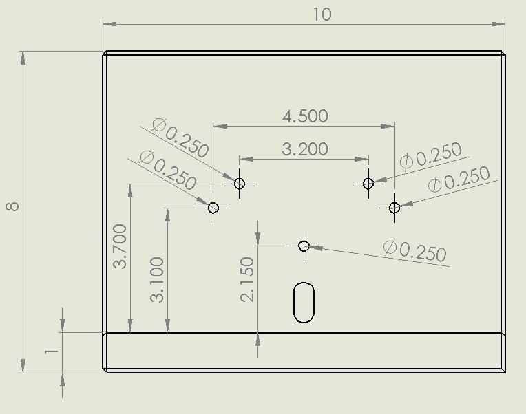 Ikea urtrusta / Blum drill pattern