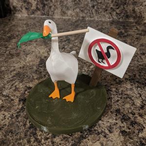 Untitled Goose Rake Scene