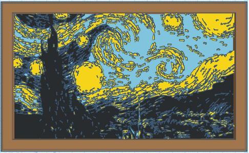 Starry Night Painting By Vincent van Gogh