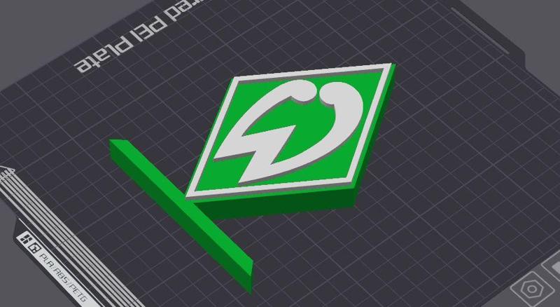 SV Werder Bremen Logo Table Stand