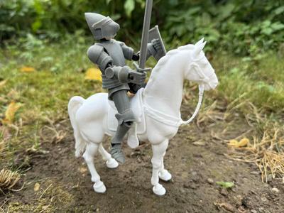 War horse for knights
