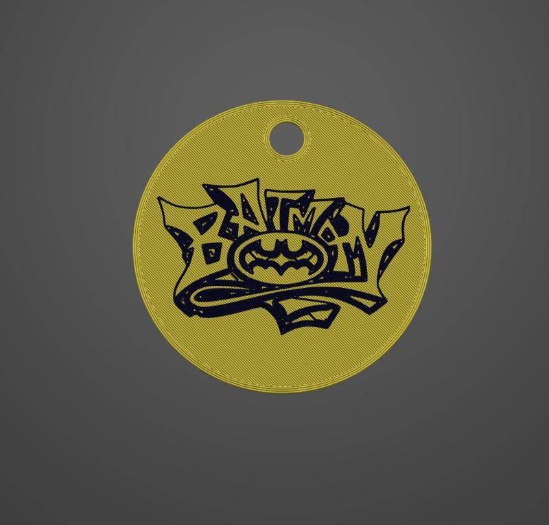 Bat_man keychain