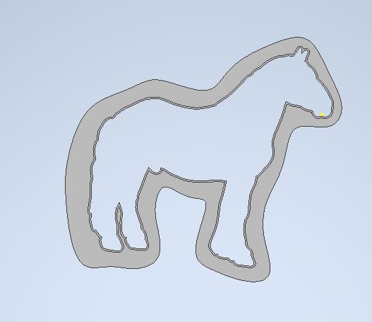 horse cookiecutter
