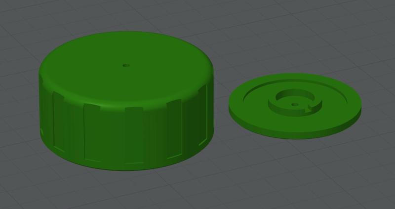 Fuel tank cap for Vari engines