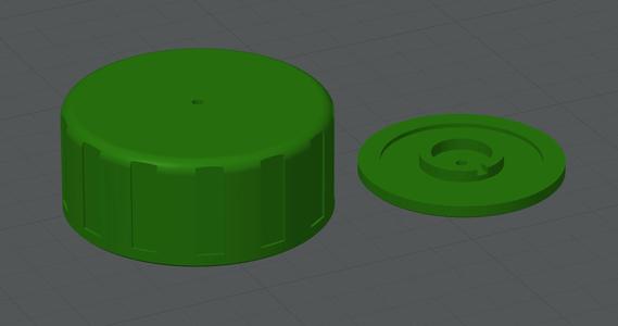 Fuel tank cap for Vari engines