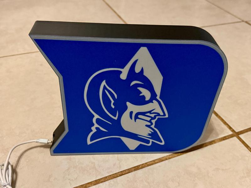 Duke Blue Devil Lightbox Remix