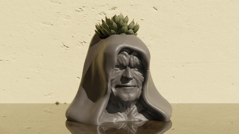 Palpatine/Darth Sidious - Star Wars Pot Plant