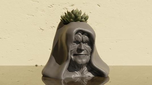 Palpatine/Darth Sidious - Star Wars Pot Plant
