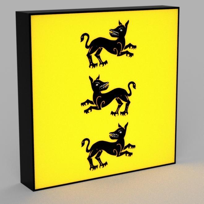 Game of Thrones House Clegane LED Lamp