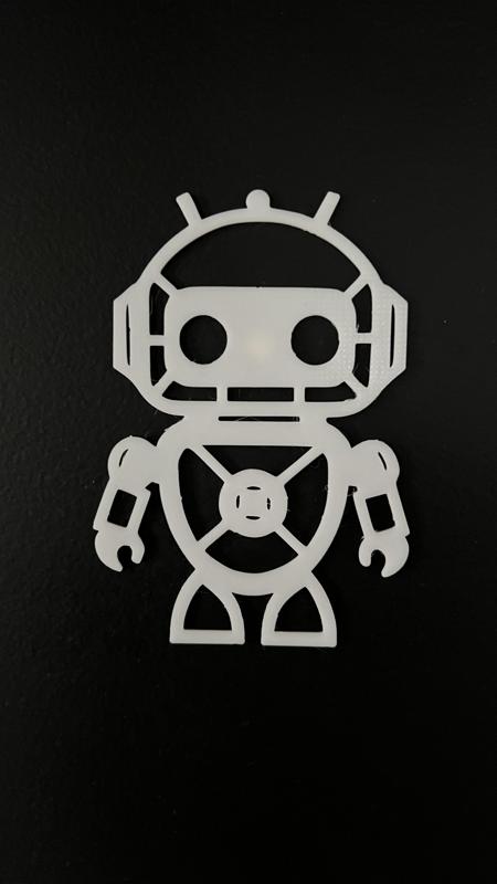 Cute Robot Wall Art #2