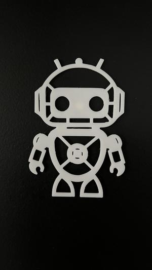 Cute Robot Wall Art #2