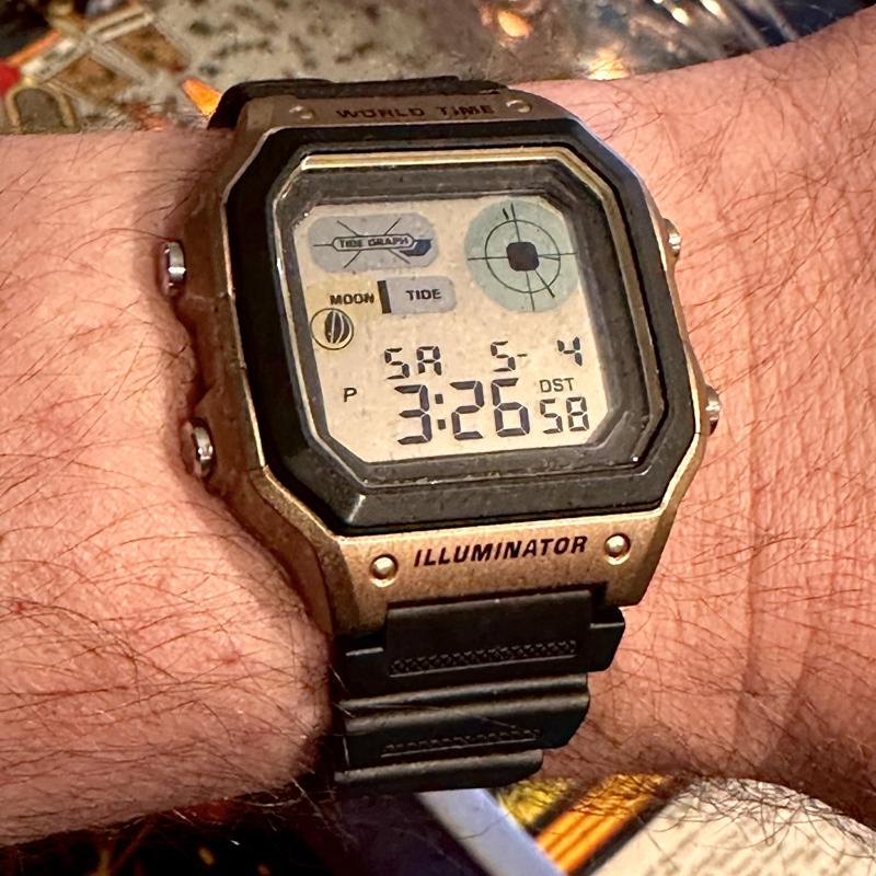 Faceplate for Casio WS-1700H in Royale case