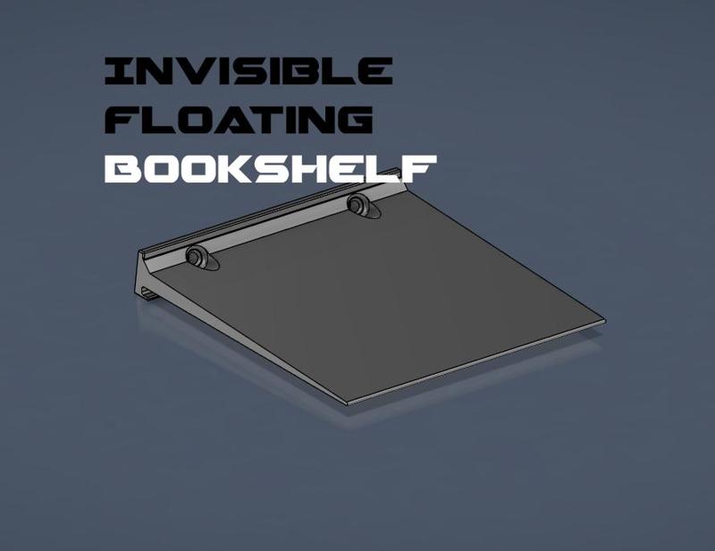 Invisible Floating Bookshelf