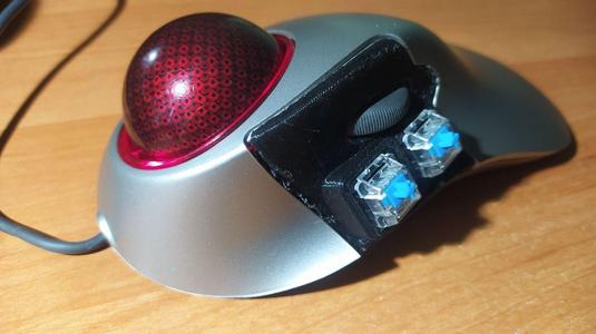 Microsoft Trackball Explorer Cherry mod