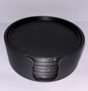 Modern Coasters with Holder