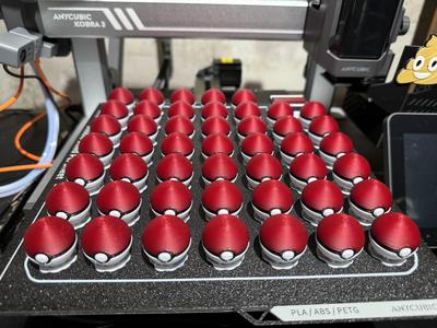 Pokeball - no keychain loop