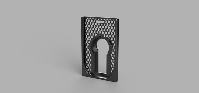 RSA badge holder w Honeycomb design