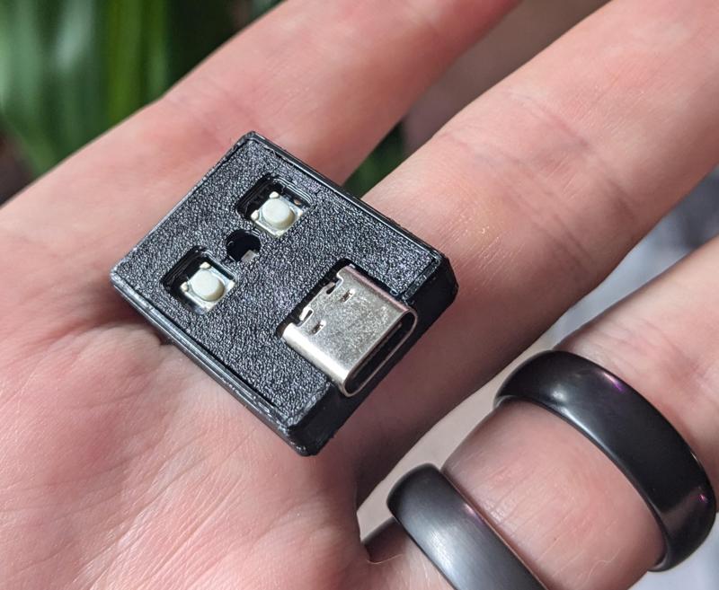 RP2040-Zero slim case closed back remix