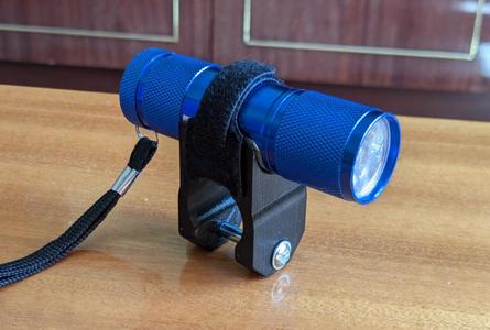 LUX 9LED mini torch bike holder
