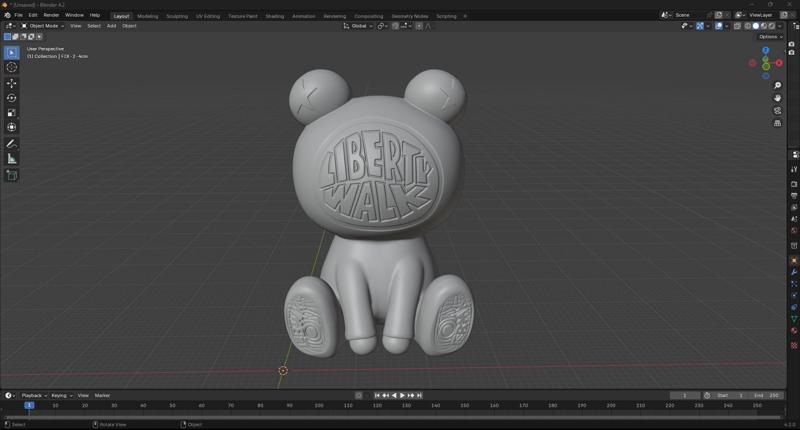 Kurma Bear Liberty Walk