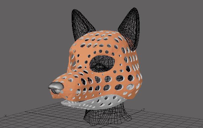 Fursuit- or puppet-head base - version 81 - Legoshi