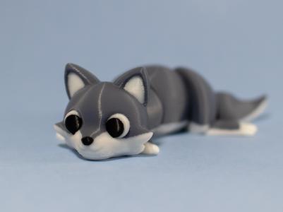 Articulated Wolf - Print in Place