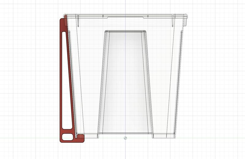 IKEA Samla 22L box wall bracket | IKEA Samla 22L Box Wandhalterung