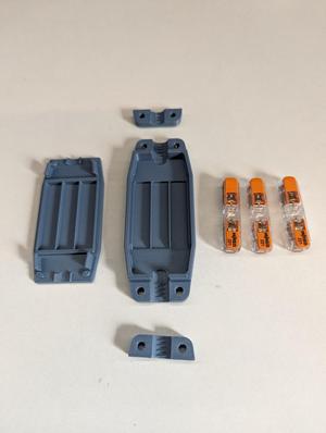 Wago 221 Inline Junction Box for flex wire 2 core, 3 core, 4 core or 5 core