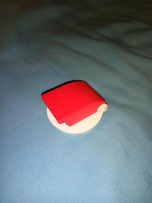 Missile Power Switch Cover Base for Emos Power Strip (filament hinge)